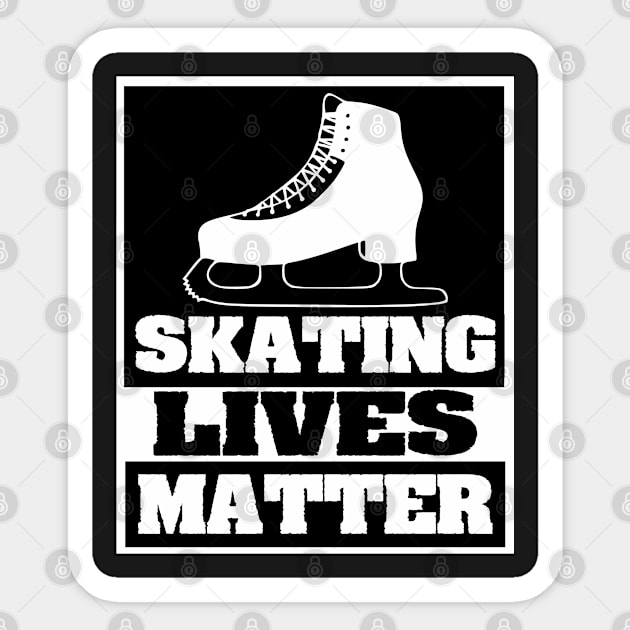 Ice skating Sticker by reyzo9000